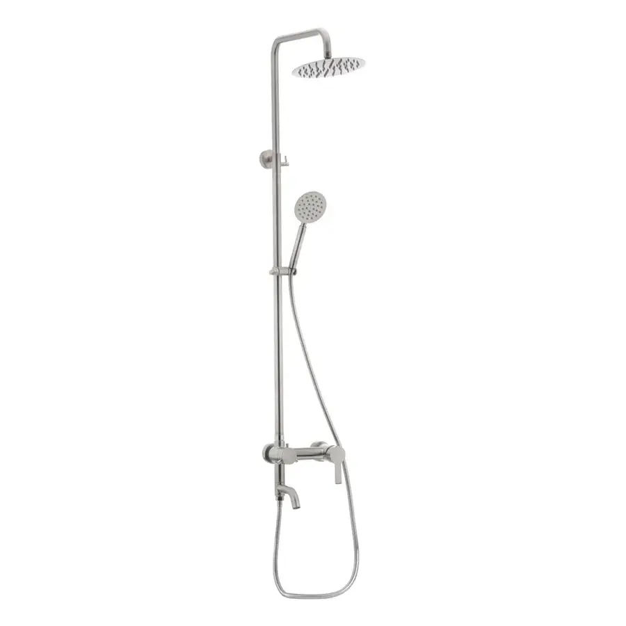 Душова колона зі змішувачем (нерж.сталь) Mixxus NOX-009-J (SS0038)