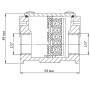 Фільтр газовий 1/2" Koer KG.F01.A (KR3103)