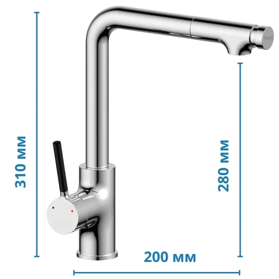 Змішувач для кухні Mixxus Premium Adam 017 (MI5825)