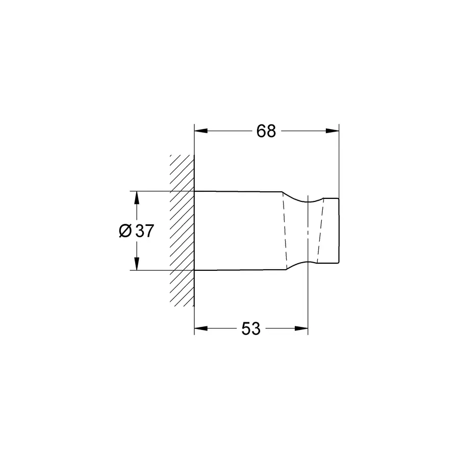 Настінний тримач для ручного душу Grohe New Tempesta Cosmopolitan (27594000)