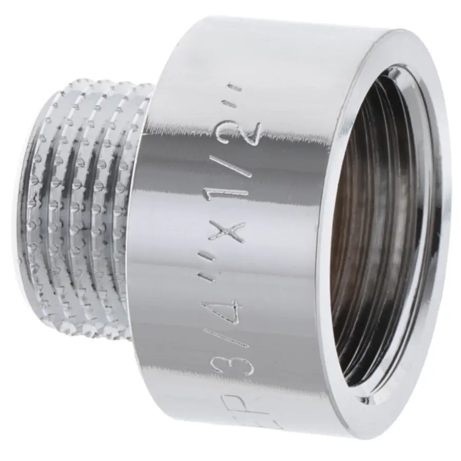Перехідник (коннектор) 1/2 "х3 / 4" (хром) Koer KF.A0608.CHR (KF0138)