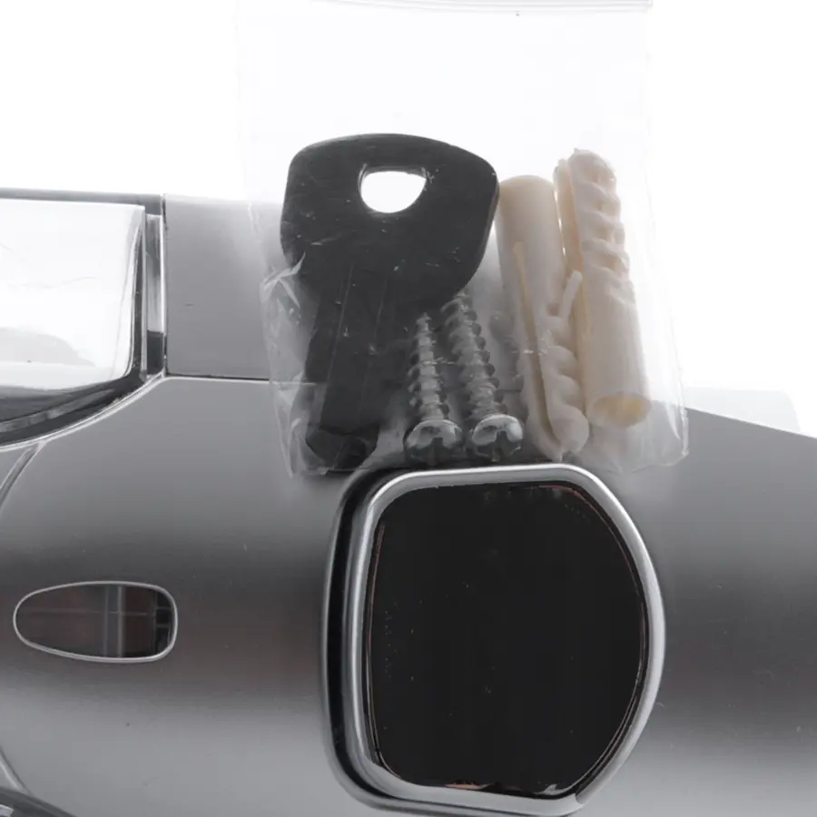 Дозатор для рідкого мила настінний сірий Zerix LR407 (ZX2718)