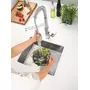 Змішувач для кухні з гнучким виливом Grohe Eurocube (31395DC0)