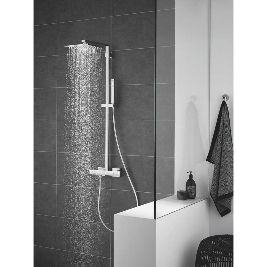 Душова система з термостатом для душа Grohe Euphoria Cube System (26087000)
