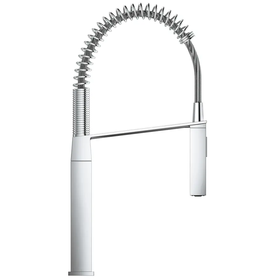 Змішувач для кухні з гнучким виливом Grohe Eurocube (31395000)