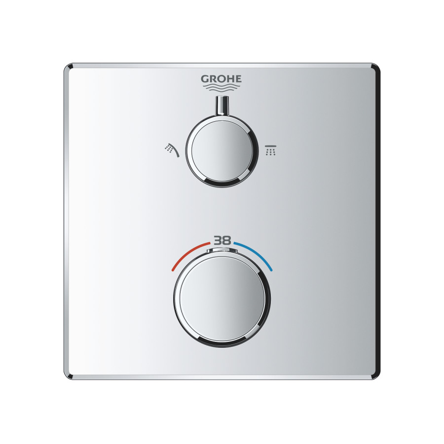 Термостат прихованого монтажу на 2 споживача Grohe Grohtherm Convent. Concealed (24079000)