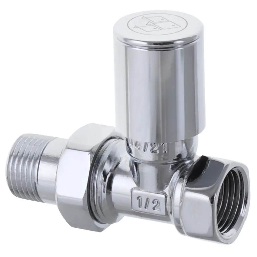 Кран для рушникосушки прямий Koer KR.532 - 1/2" (Продається по 2 шт.) (KR3074)