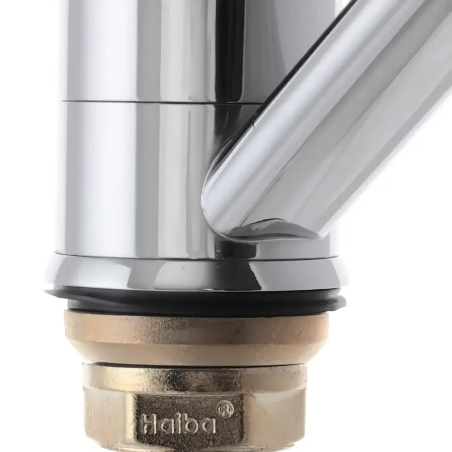 Змішувач для умивальника Haiba Zeon 555 (вилив 15 см) (HB0414)
