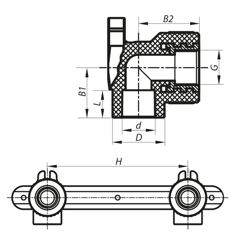 Планка монтажна 20x1 / 2F KOER K0127.PRO (KP0153)