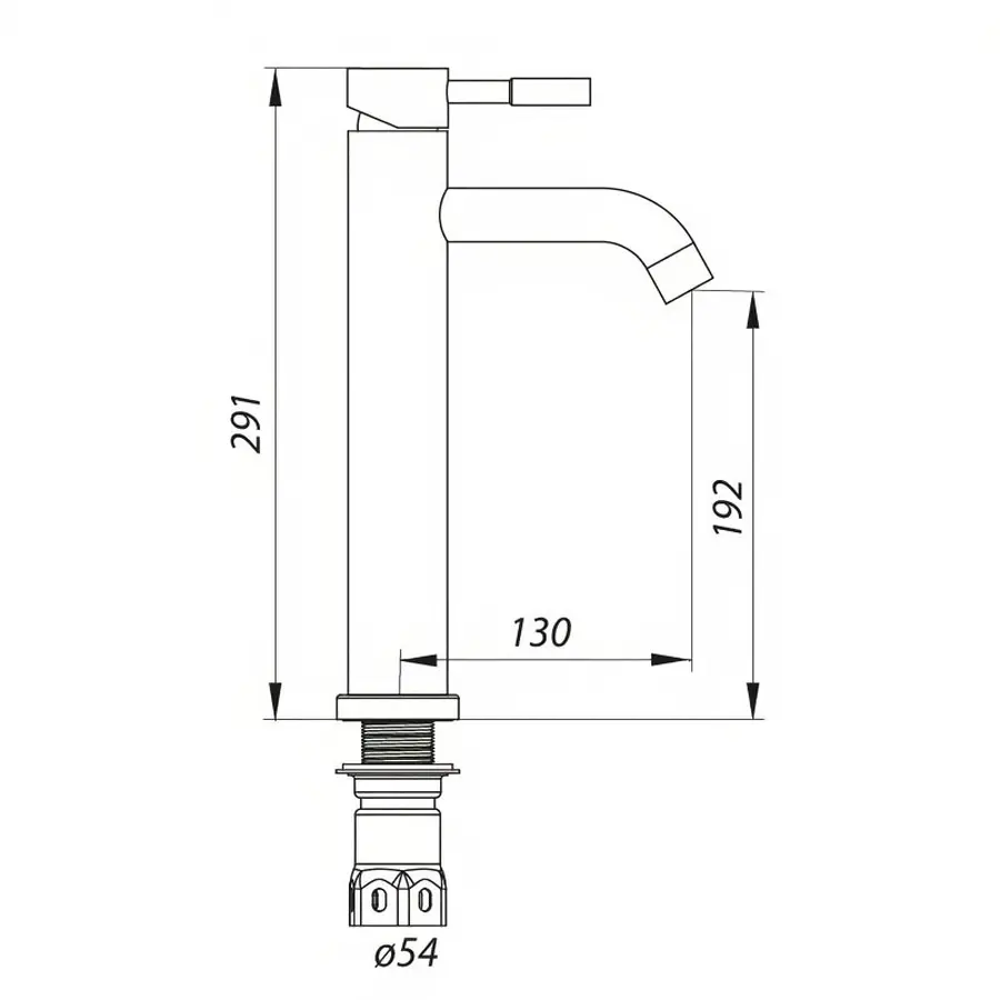 Змішувач для умивальника Zerix LR71105-1 (LL1465)