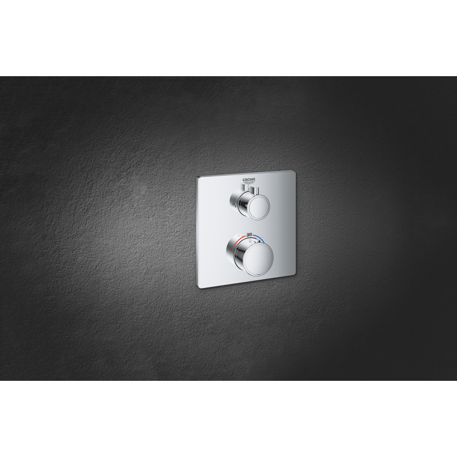 Термостат прихованого монтажу на 2 споживача Grohe Grohtherm Convent. Concealed (24079000)