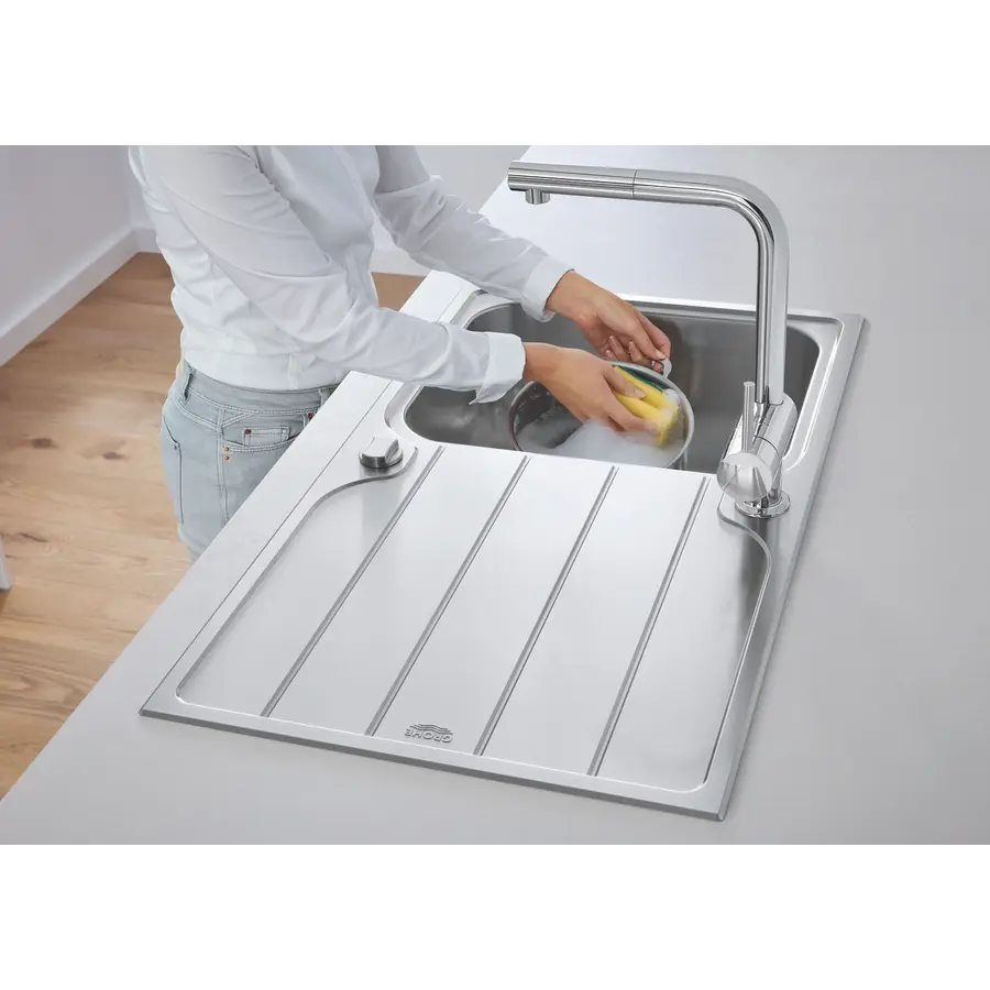 Комплект кухонної мийки і змішувача Grohe K500 (31573SD1)