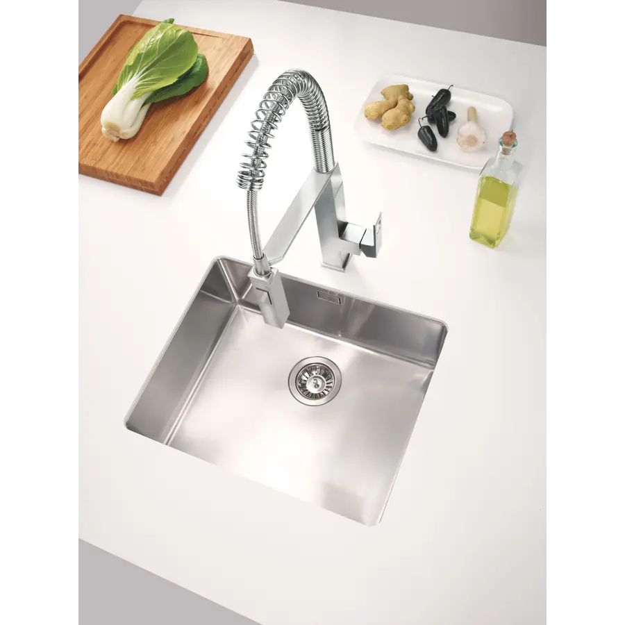 Змішувач для кухні з гнучким виливом Grohe Eurocube (31395DC0)