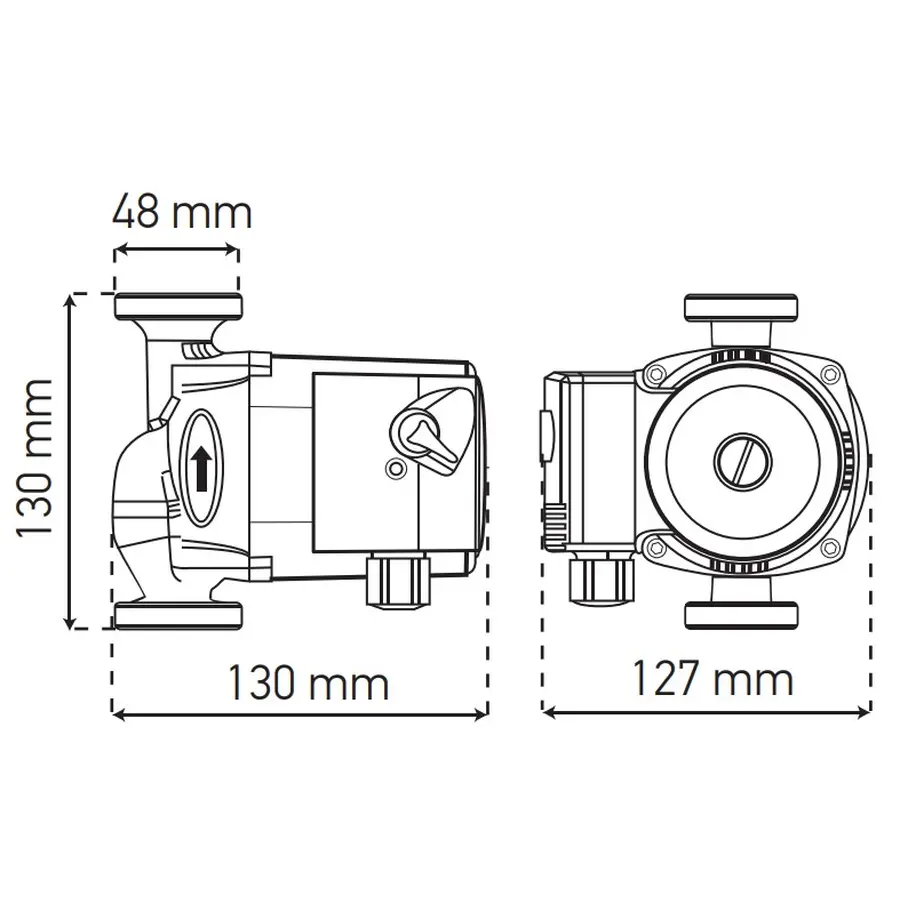 Насос циркуляційний відцентр. Koer KP.GRS-25 / 6-130 (KP0251)