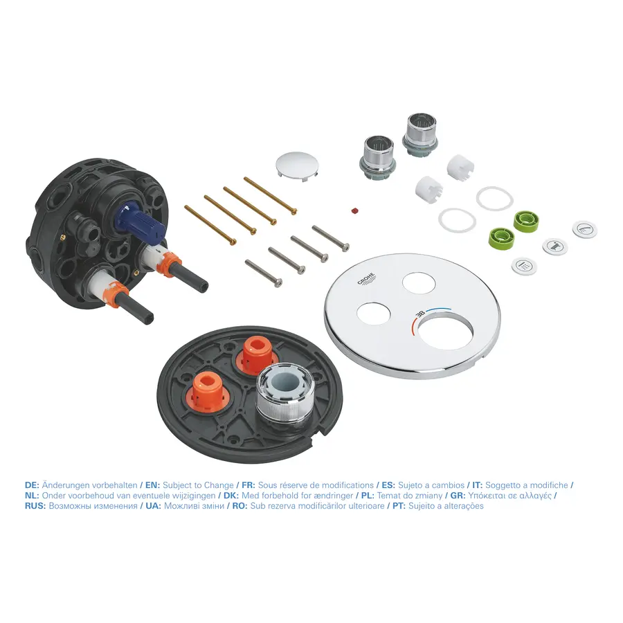 Термостат прихованого монтажу на 2 споживача Grohe Grohtherm SmartControl (29119000)