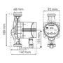 Насос циркуляційний енергозб. Koer KP.N25 / 6-180 (KP0247)