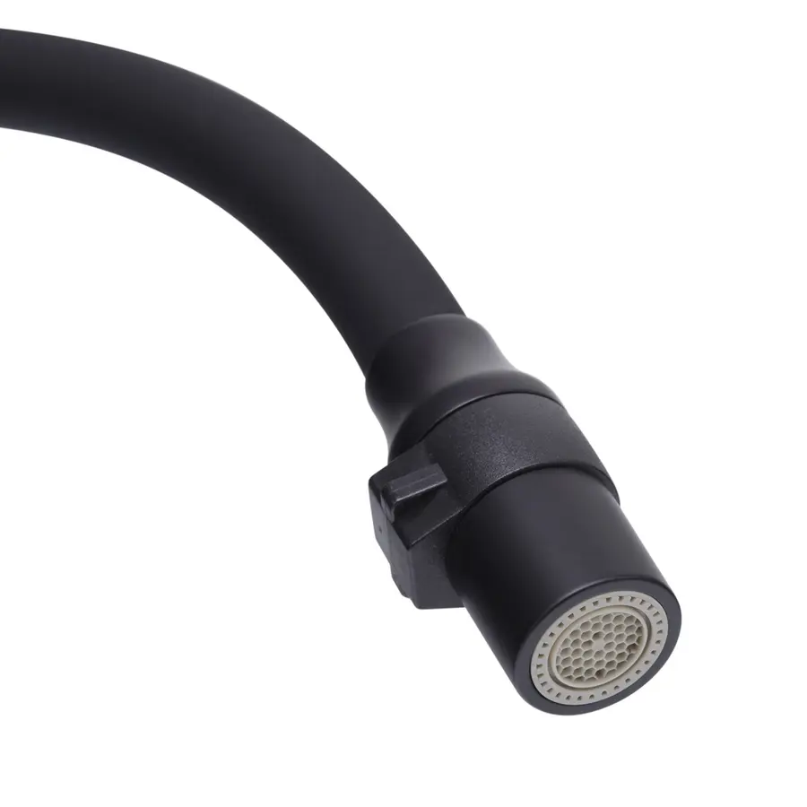 Кухонний змішувач з силік. виливом і вих. для питної води KOER KB-72006-07 (KR3382)