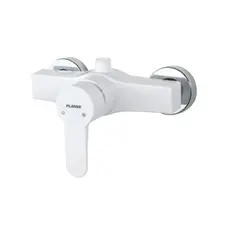 Змішувач для душа PLAMIX MARIO-003 SET WHITE (зі шлангом, лійкою та кронштейном) (MX1894)