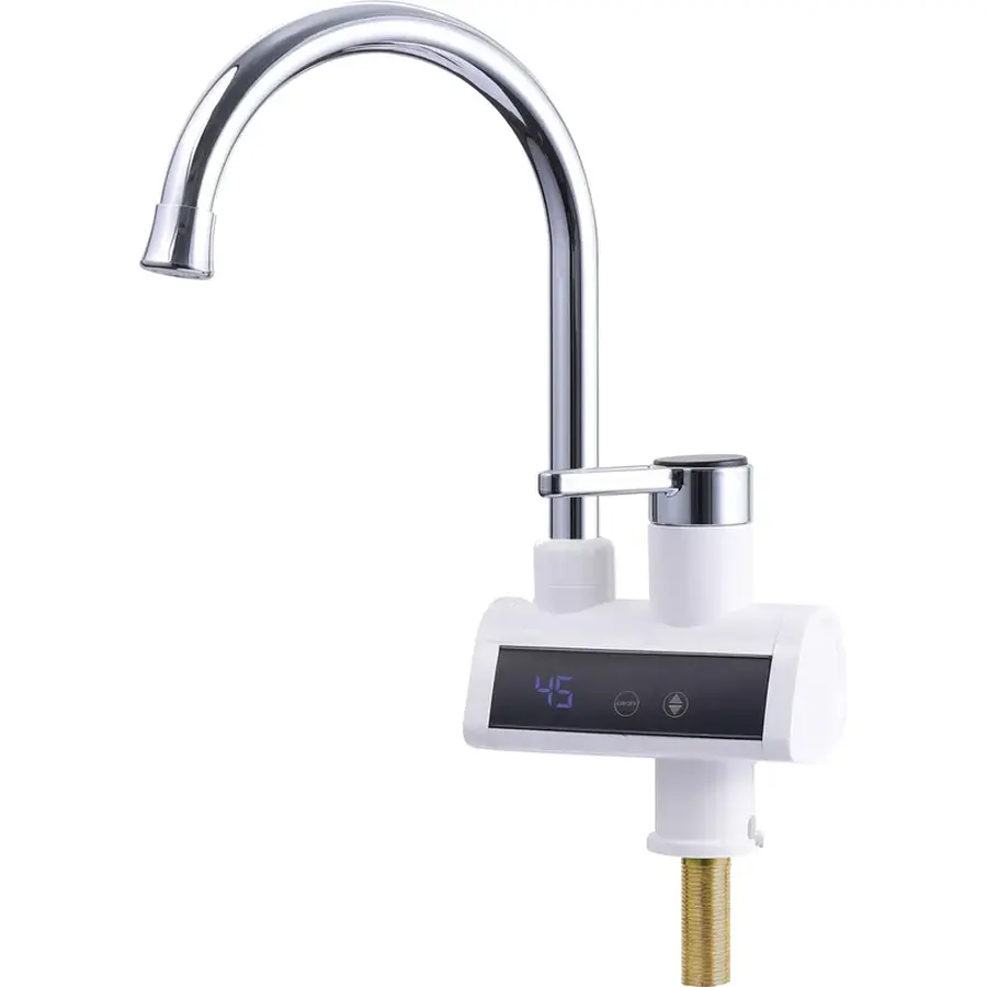 Водонагрівач 3,3 kW проточний, з регулюванням потужності, з індикатором температури, RESET, на мийку ZERIX ELW44-E (ZX4698)