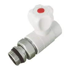 Кран радіаторний 20x1/2 прямий з прокладкою "антіпротечка" PPR Koer K0163.PRO (KP0210) Кран радіаторний 20x1/2 прямий з прокладкою "антіпротечка" PPR Koer K0163.PRO (KP0210)