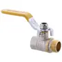 Кран кульовий СК 1/2" ГШВ YELLOW ART.607 (WP0100)
