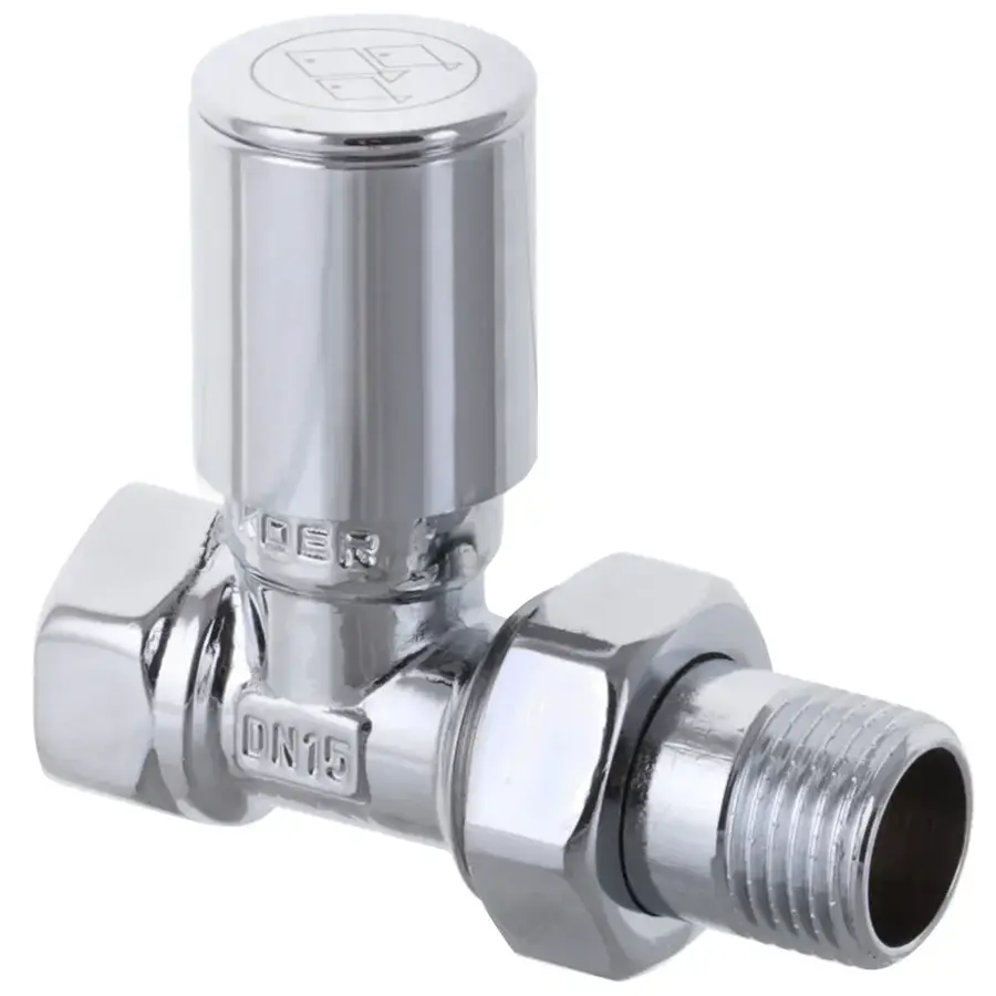 Кран для рушникосушки прямий Koer KR.532 - 1/2" (Ціна за 1 шт.) (KR3074)