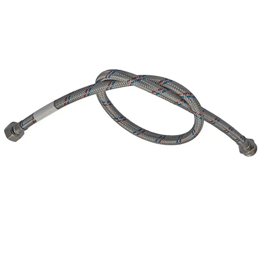 Гнучкий шланг для підключення води гайка 1/2'' - Штуцер 1/2'' (40 см) Zerix (ZX1561)