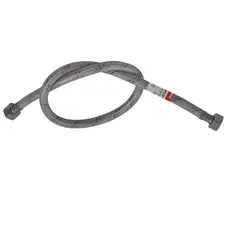 Гнучкий шланг для підключення води гайка 1/2'' - гайка 1/2'' (30 см) (силик. оболонка) Zerix (ZX300