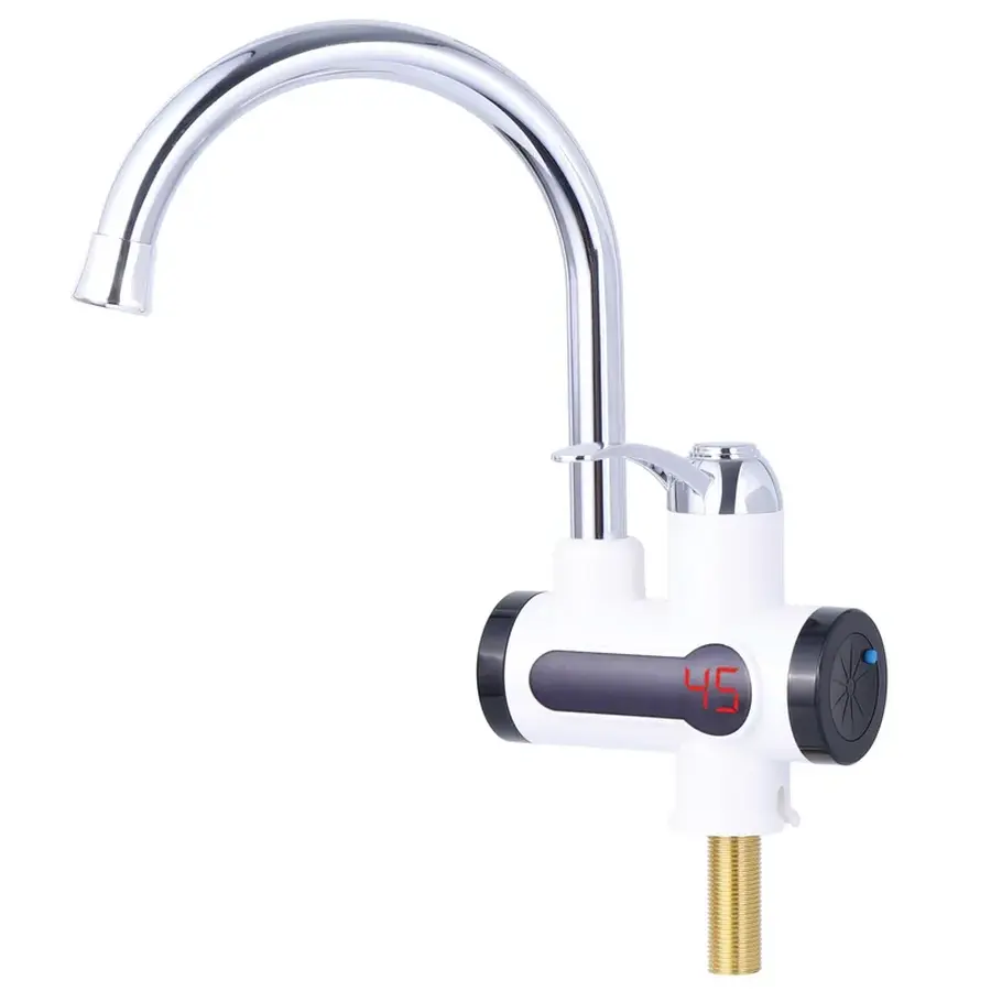 Водонагрівач 3,3 kW проточний, з індикатором температури, RESET, на мийку ZERIX ELW42-E (ZX4696)