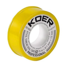 ФУМ стрічка для газу KOER ST-02 15M * 0.1mm * 12mm (KR0120)