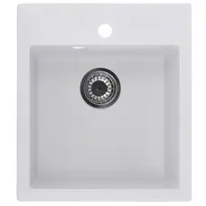 Мийка кухонна Zerix ZS-4651S-01 Біла (ZX4563)