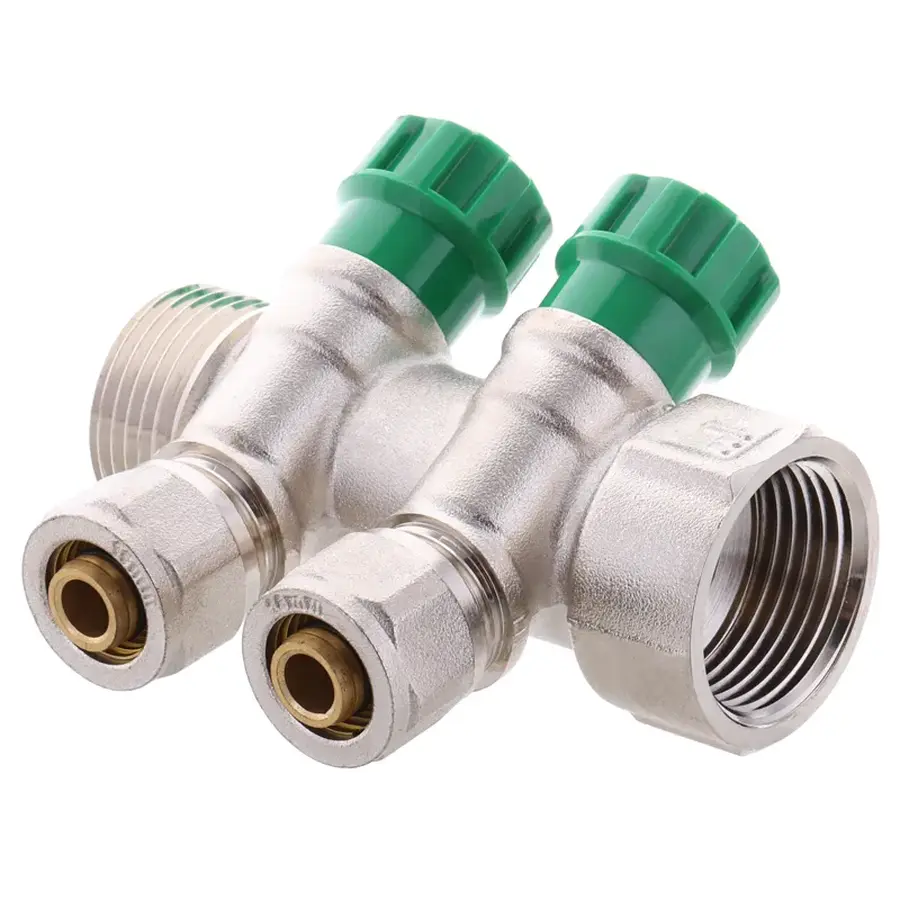 Колектор для теплої підлоги Koer KR.1124-2 1"x2 ways (KR2832)