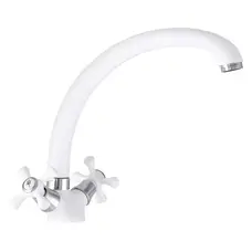 Кухонний змішувач білий MIXXUS Omega 273 (MI2766)