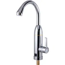 Водонагрівач 3 kW проточний, з індикатором температури, ПЗВ, на мийку ZERIX ELW03-EP (ZX4771)