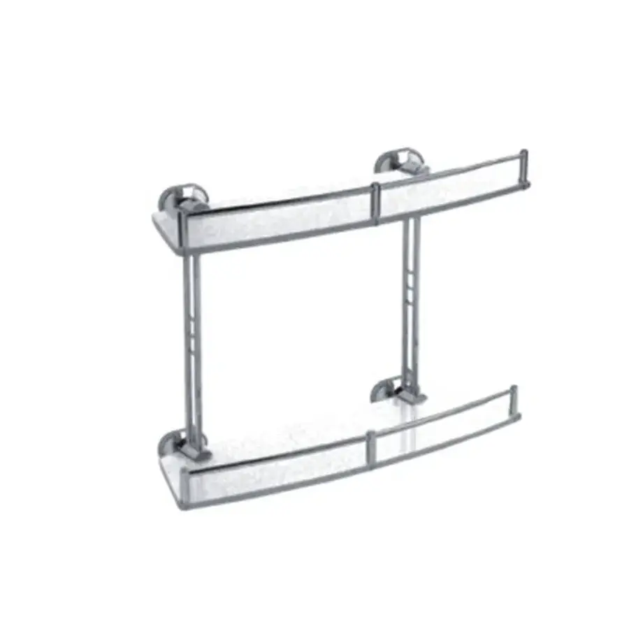 Полка стеклянная двухъярусная Haiba HB1920-2 (HB0485)