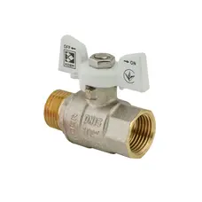 Кран кульовий KOER 1/2" ГШМ (KR.218.W) білий (KR0182)