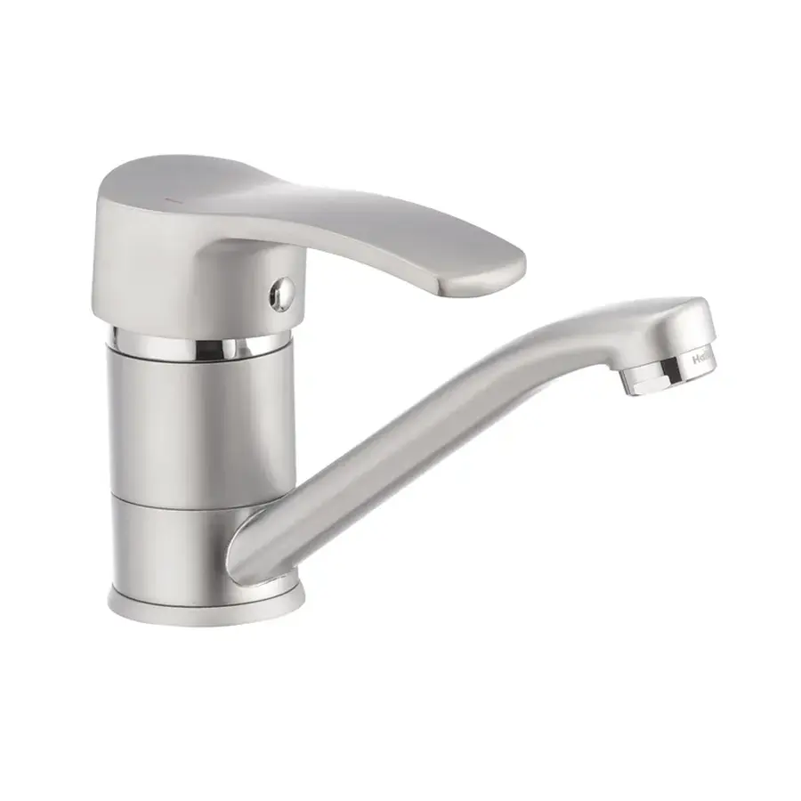 Змішувач для умивальника Haiba Focus 004 матовий (вилив 15 см) (HB0116)