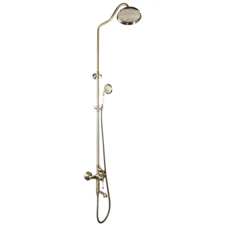 Душова колона зі змішувачем Бронзова Mixxus Premium Vintage 009-J (MI2865)