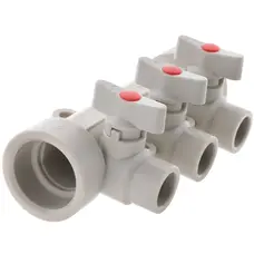 Колектор для теплої підлоги на 3 контура (40x20) PPR Koer K0170.PRO (KP0220)