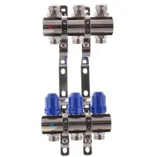 Колекторний блок з термостатіч. клапанами Koer KR.1100-03 1"x3 ways (KR2629) Колекторний блок з термостатіч. клапанами Koer KR.1100-03 1"x3 ways (KR2629)