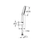 Душовий набір з тримачем, 3 режими струменю Grohe Rainshower SmartActive (26581000)