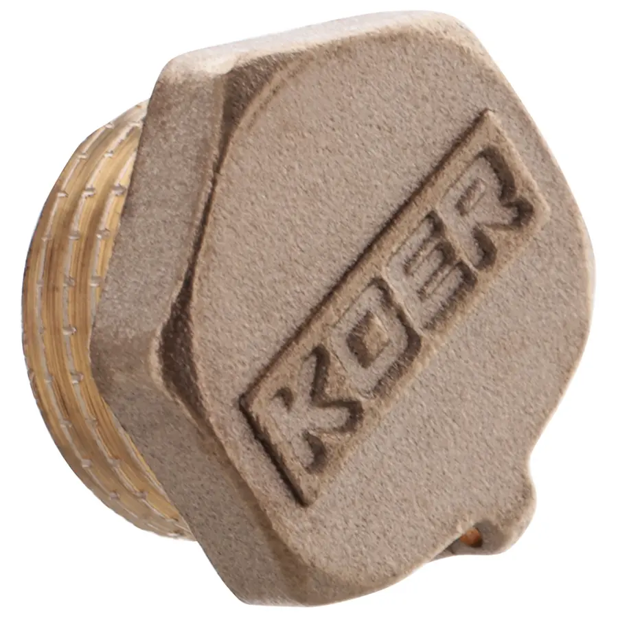 Заглушка Koer KF.P06M.WN - 1/2'' Н (без нікелю) (KR3023)