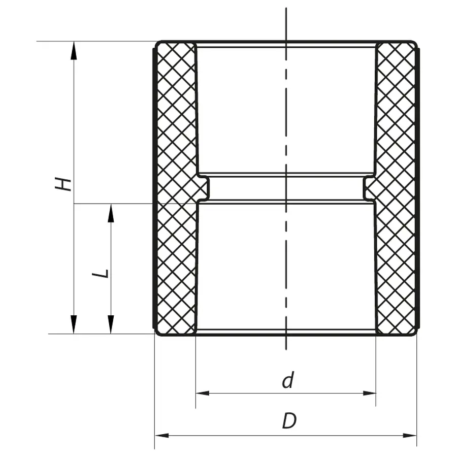 З'єднувальна муфта 110 PPR Koer K0197.PRO (KP2562)
