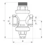 Редуктор тиску Koer KR.1252 1/2 "(KR2663)
