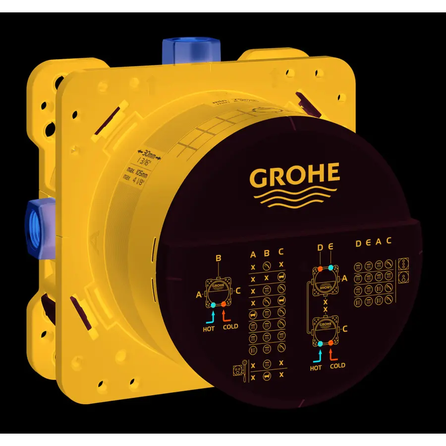 Душова система прихованого монтажу зі змішувачем Grohe Grohtherm SmartControl (UA34614SC4)