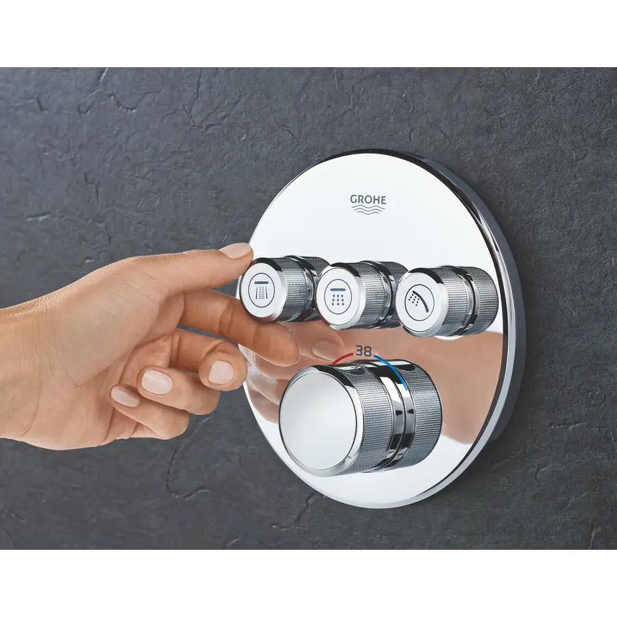 Термостат прихованого монтажу на 3 споживача Grohe Grohtherm SmartControl (29121000)
