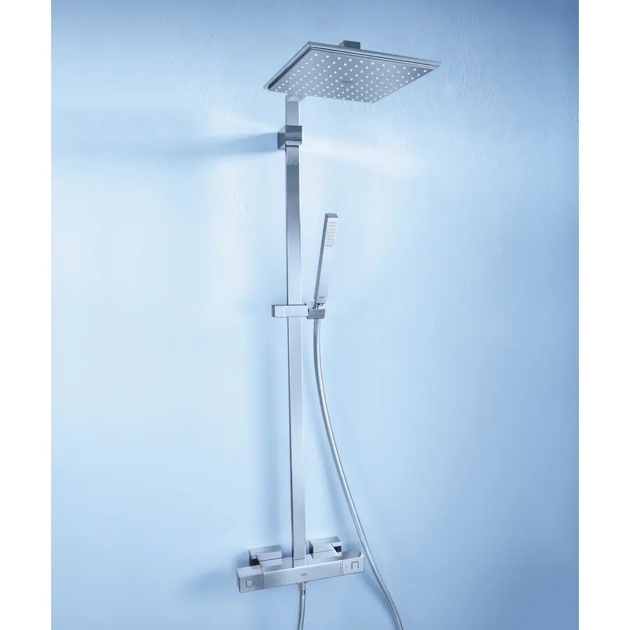 Душова система з термостатом для душа Grohe Euphoria Cube System (26087000)
