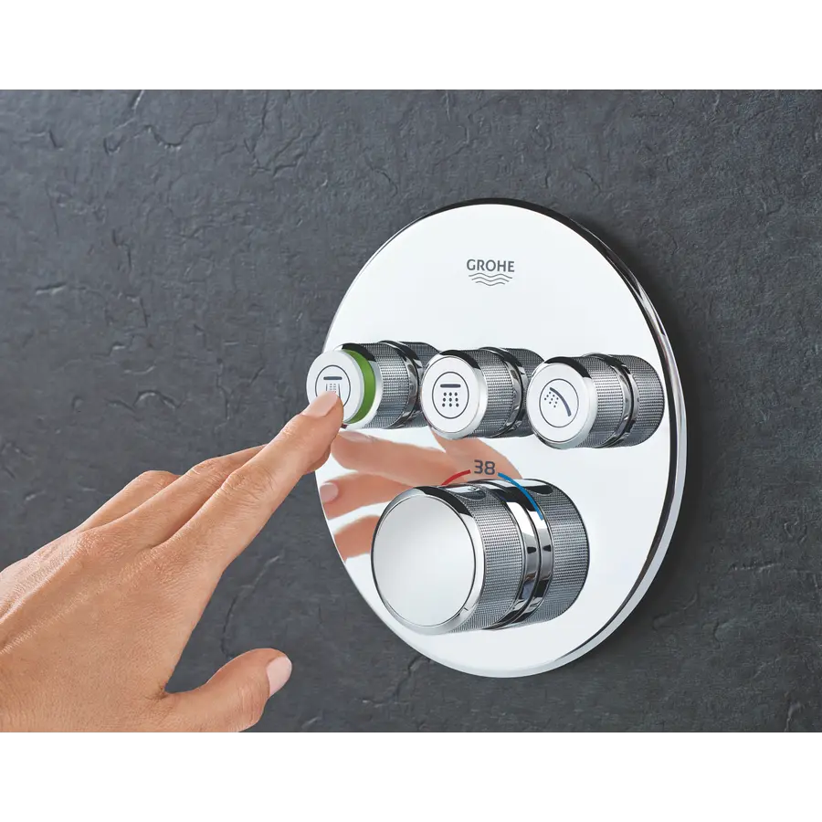 Термостат прихованого монтажу на 3 споживача Grohe Grohtherm SmartControl (29121000)