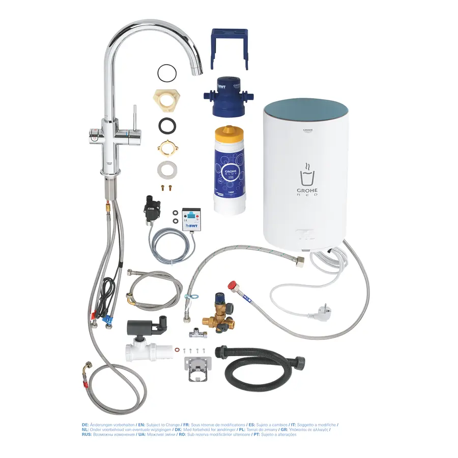 Змішувач і бойлерна система M-розміру Grohe Red II (30083001)
