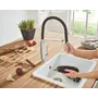 Змішувач для кухні з гнучким виливом Grohe Concetto new (31491000)